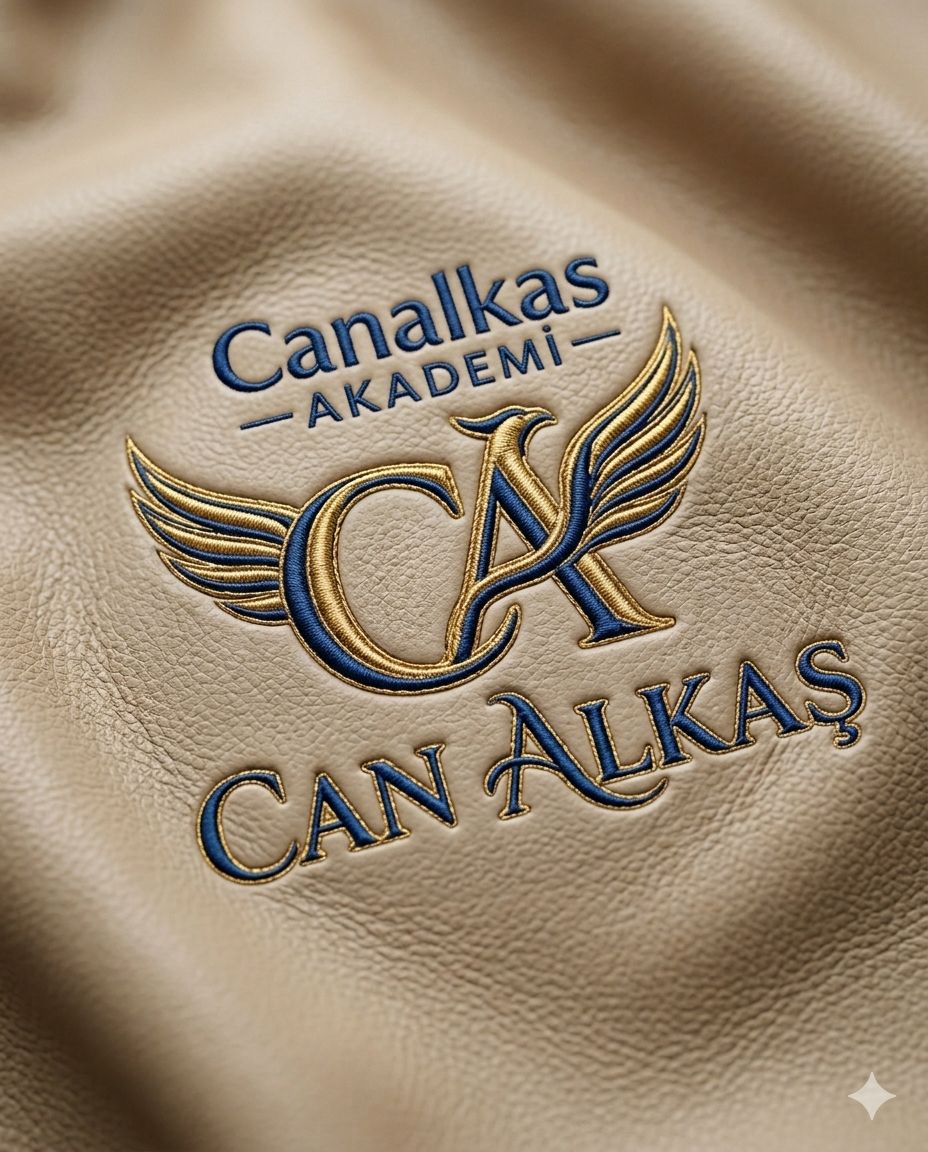 Can Alkaş Akademi Deri Logo İşlemesi