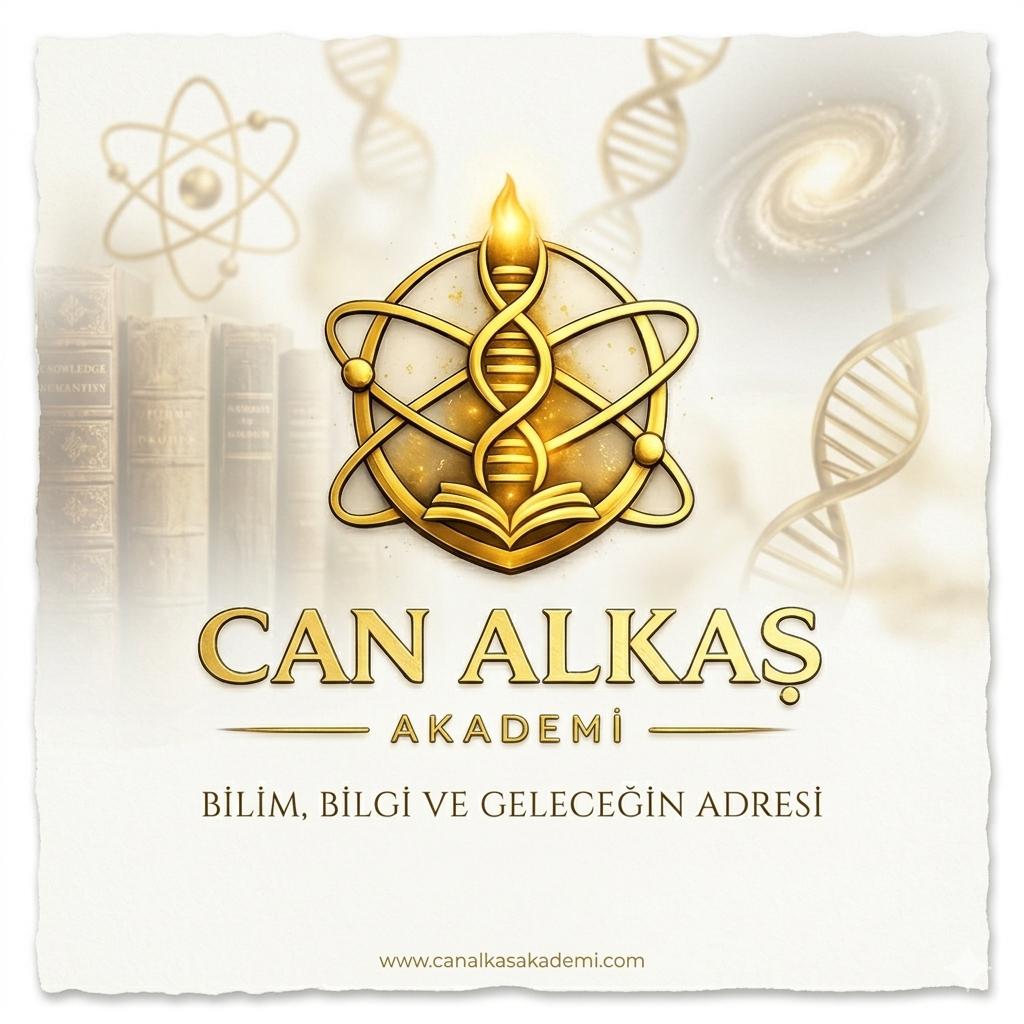 Can Alkaş Akademi Kurumsal Altın Logo ve Bilgi Vizyonu