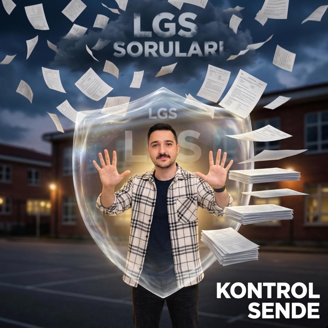 LGS Soruları ve Sınav Kontrolü Motivasyon Görseli